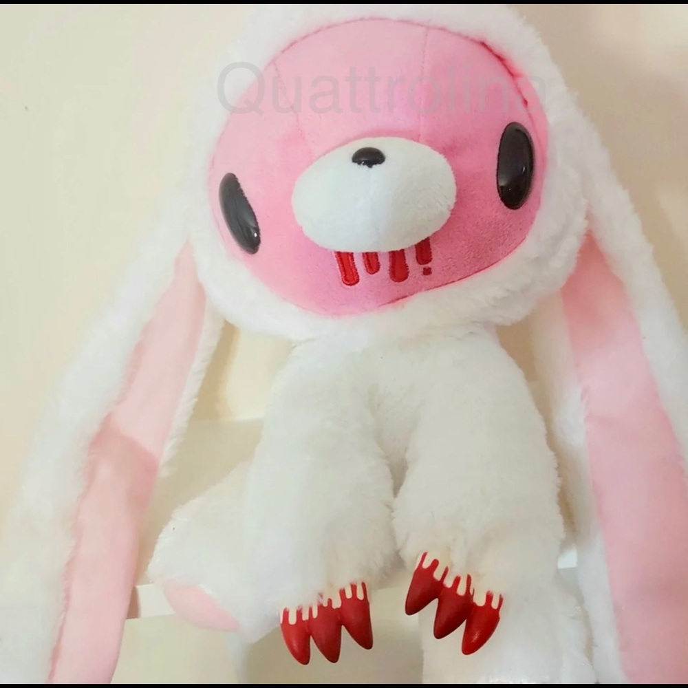 Gloomy Bear dressed up as a Chax bunny plushy.(RARE)